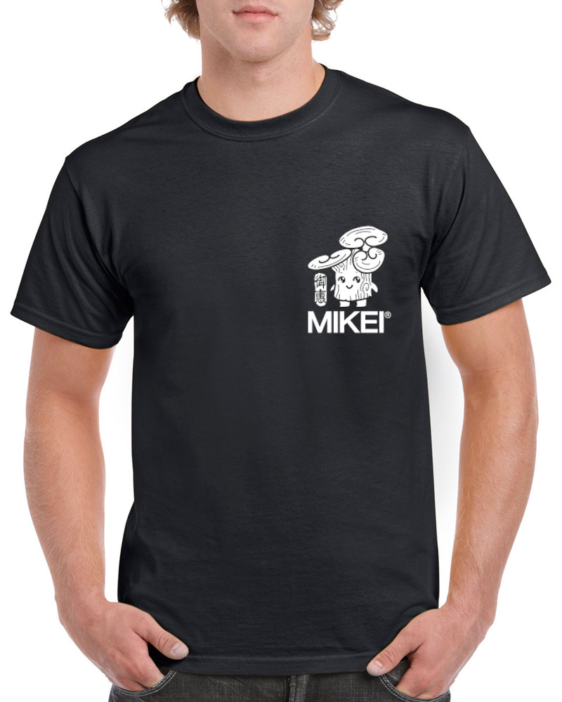 Mikei® Graphic Black T-Shirt - Size Medium